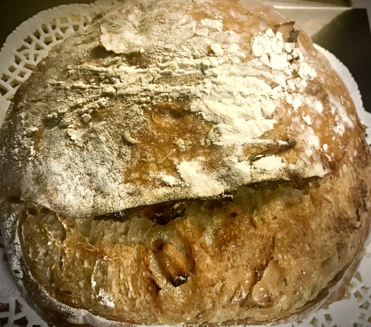 Sourdough Garlic Rosemary boule